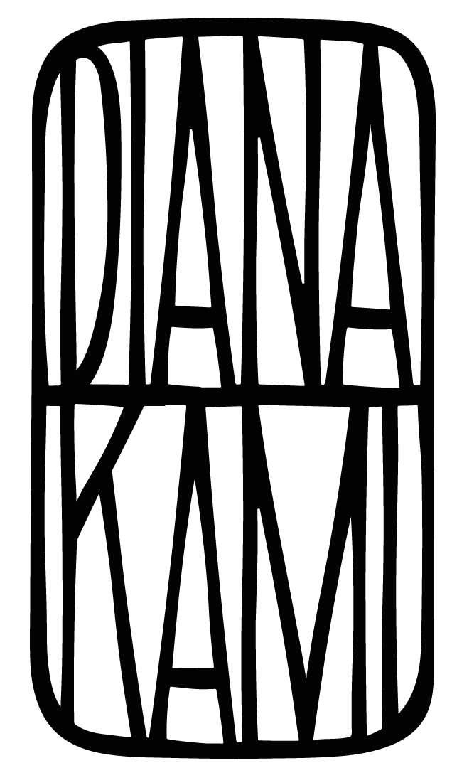 Logo noir de Diana Kami, joailli&egrave;re cr&eacute;atrice de bijoux sur mesure.